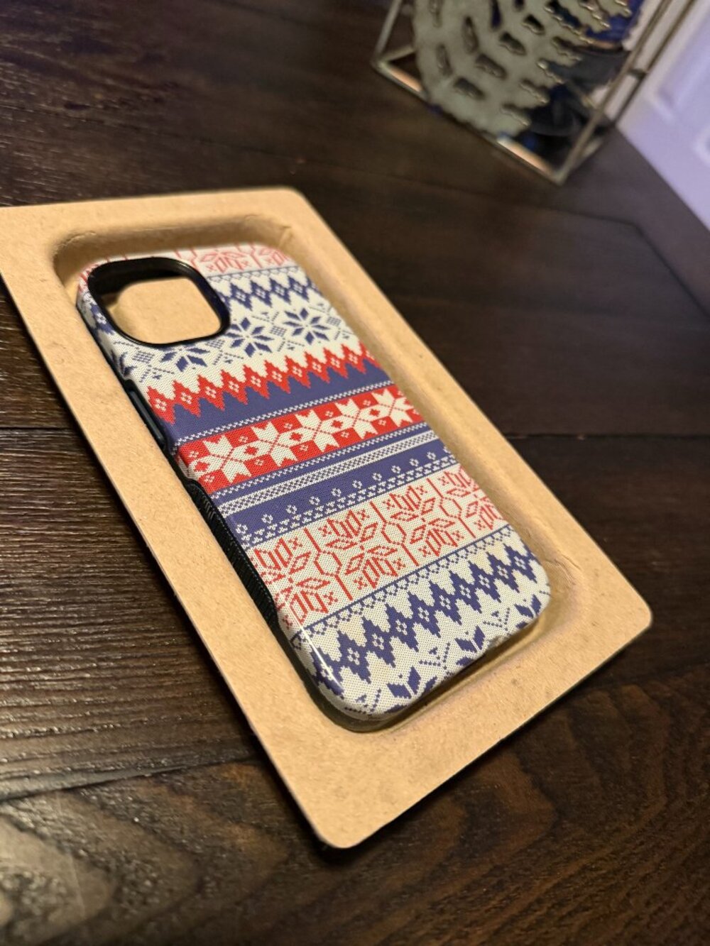 CASELY Sweater Weather Holiday Knit Magsafe IPhone 13 Case